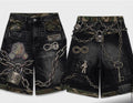 Black Chained Jorts