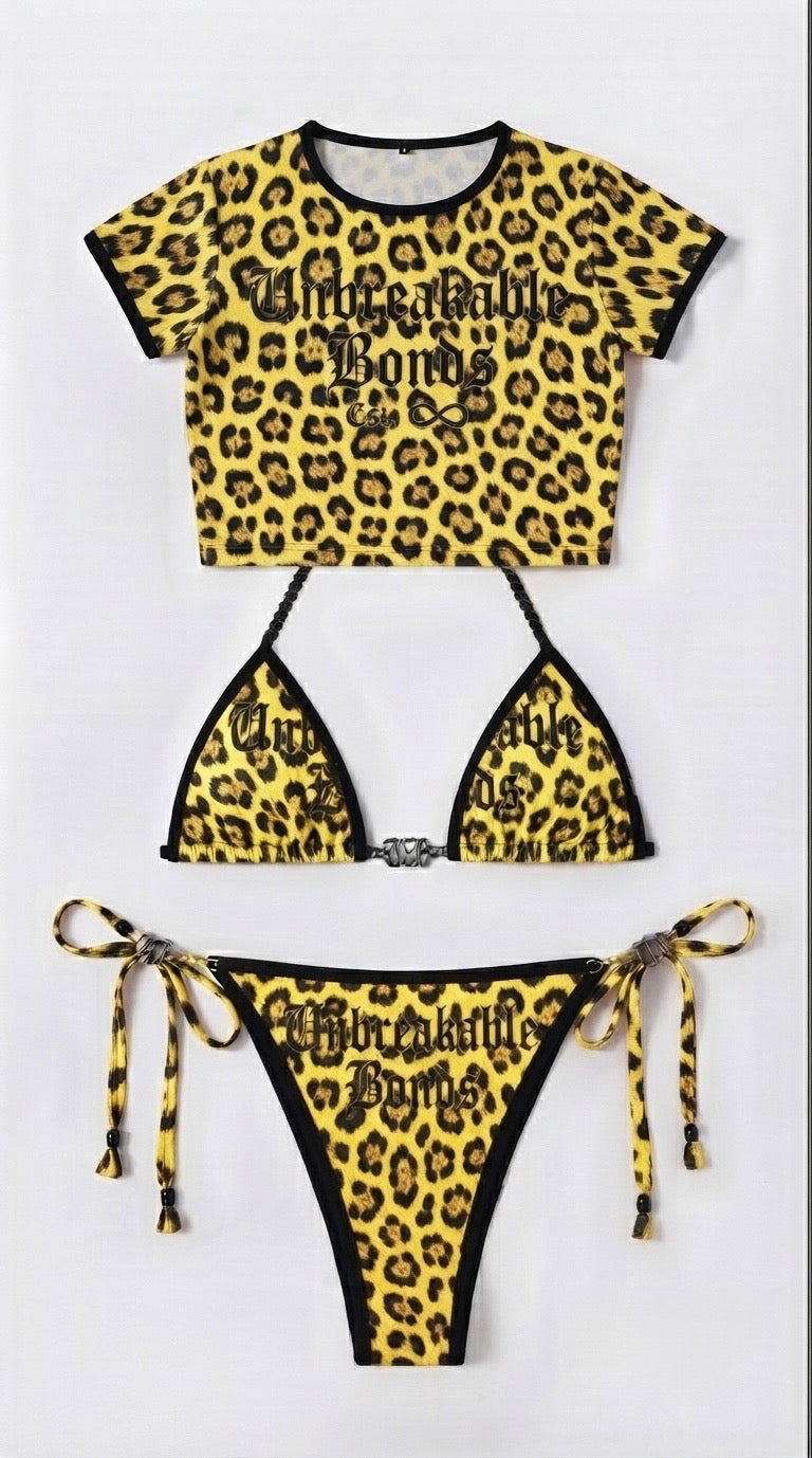 Yellow Unbreakable Tides Swimsuit