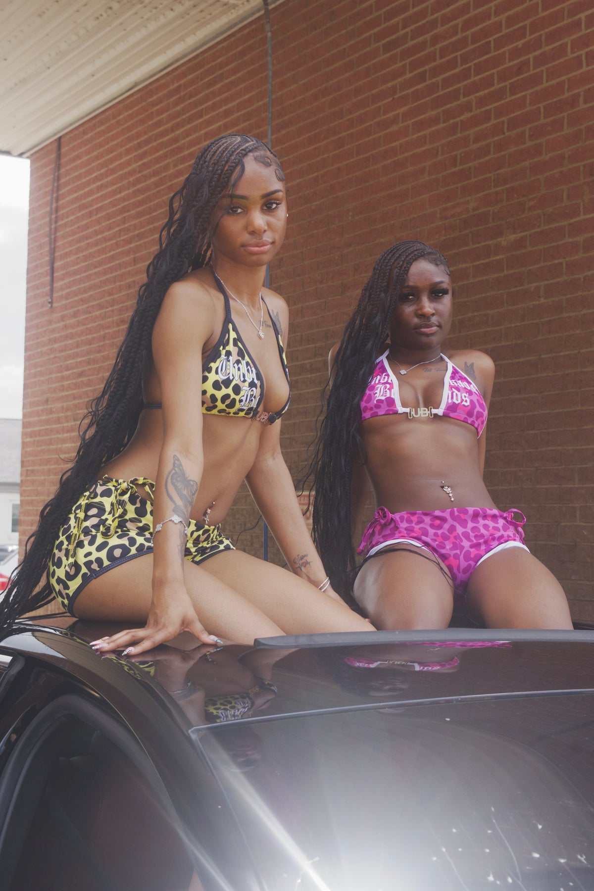 Yellow Cheetah Print Set
