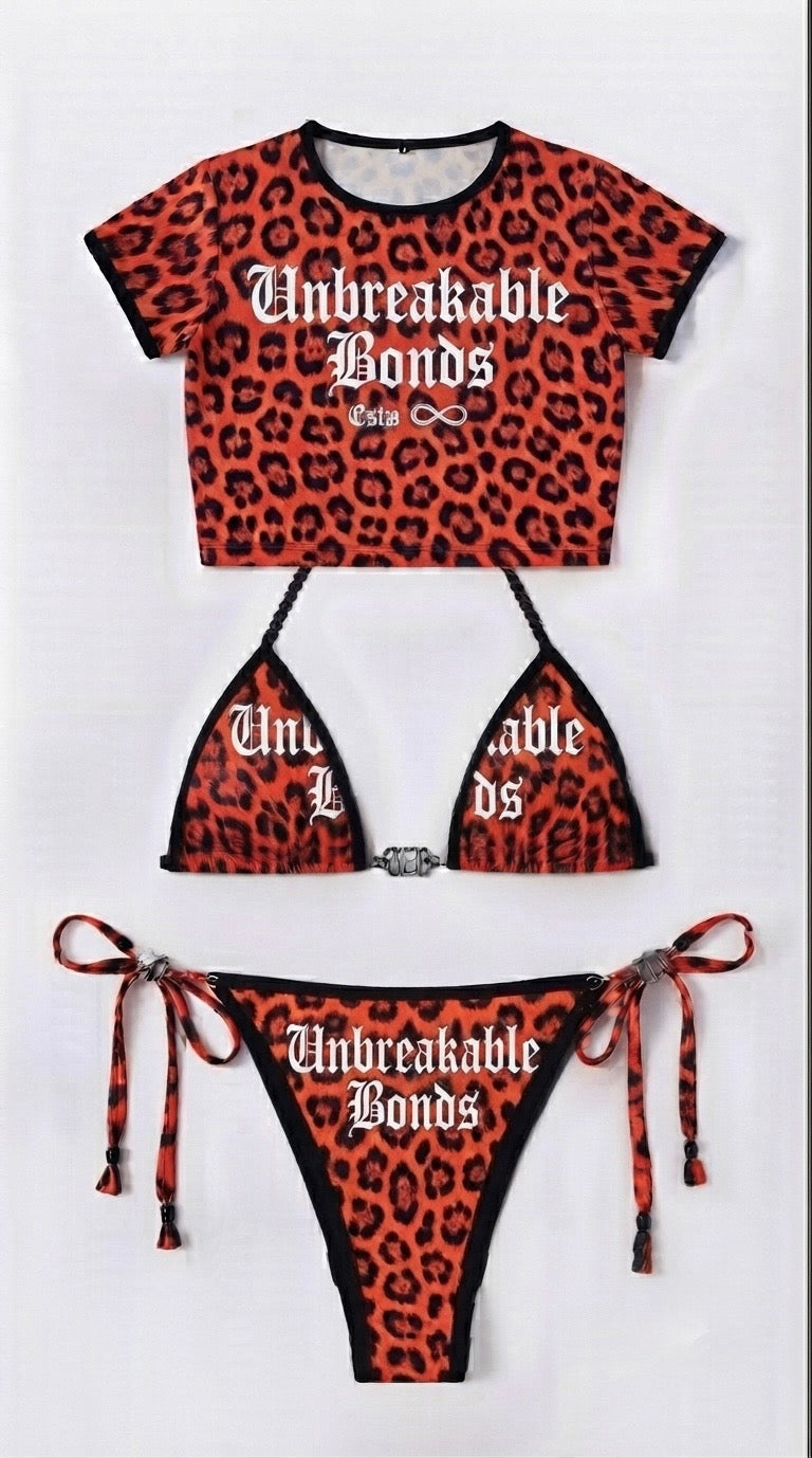 Red Unbreakable Tides Swimsuit