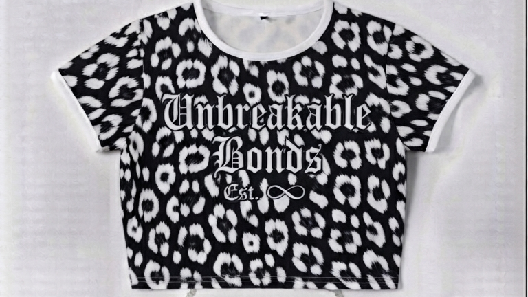 Black Cheetah Print Set
