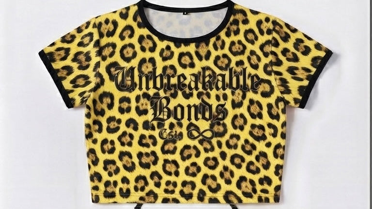 Yellow Cheetah Print Set